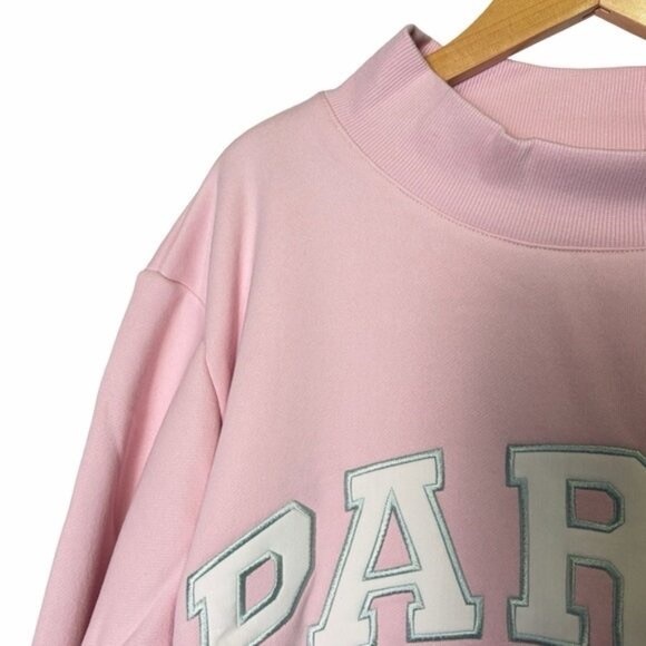 Parke Varsity Mockneck Sprinkle + White in S/M & L/XL, NWT - Picture 4 of 8